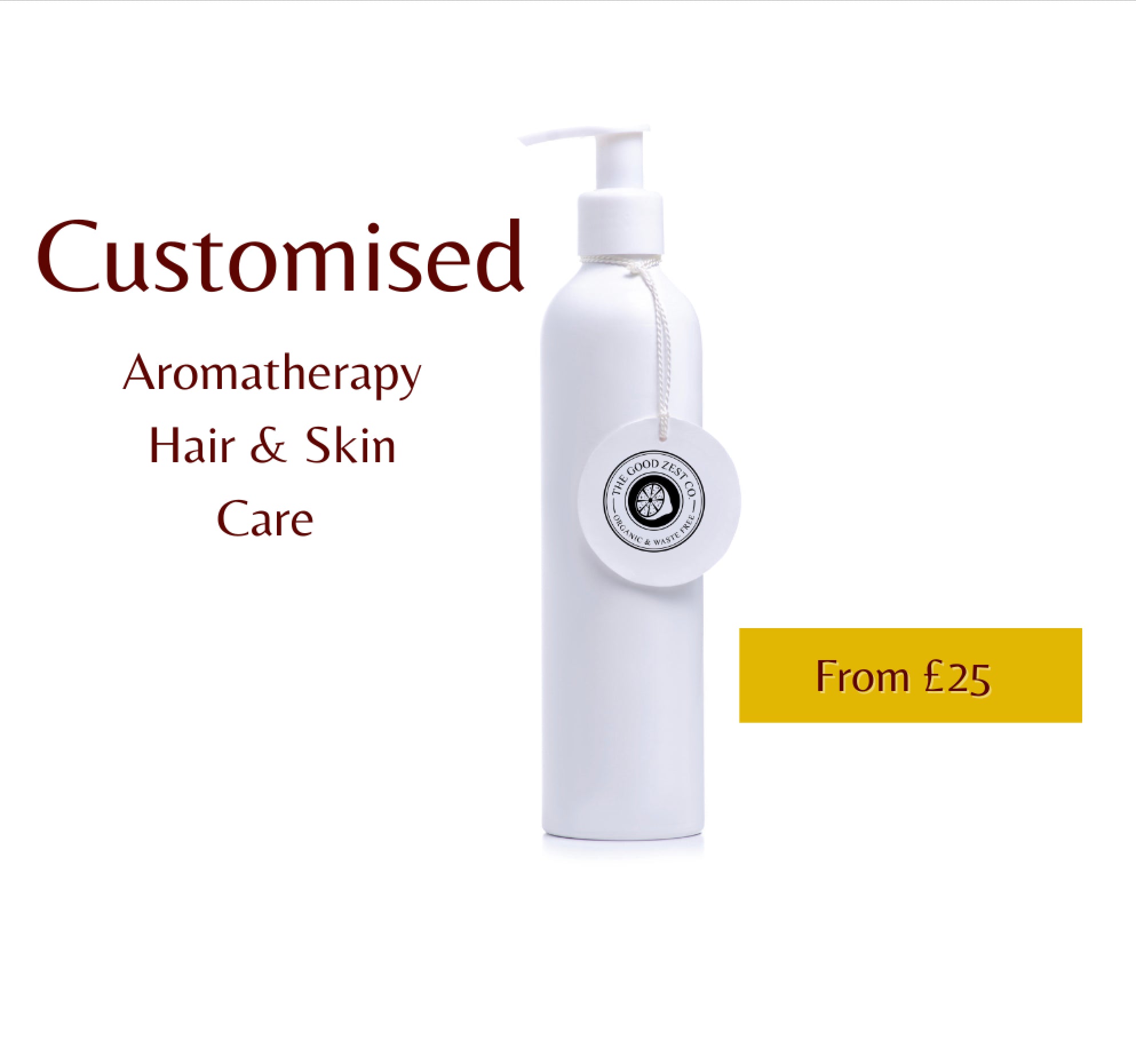 Customised shampoo discount
