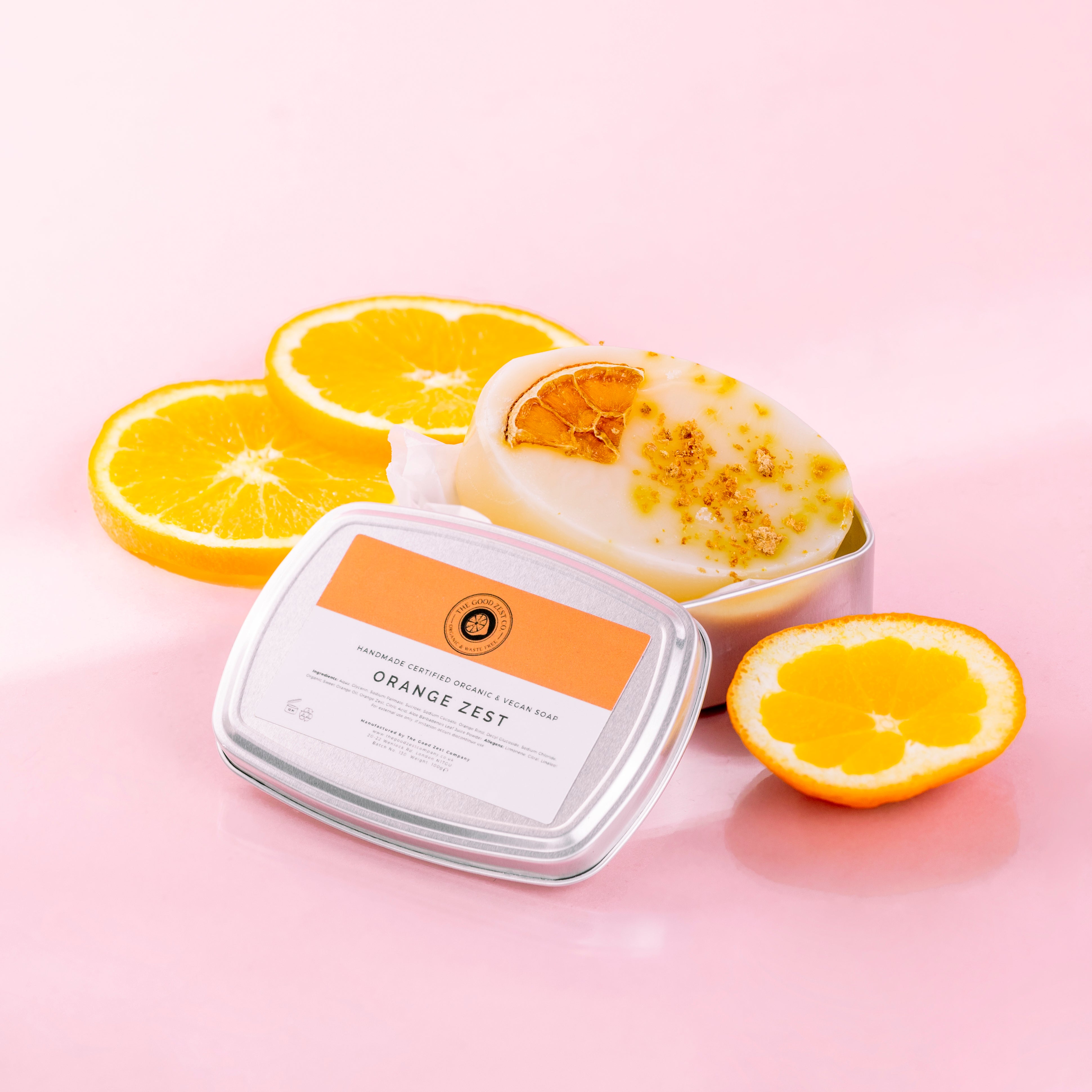 Organic Handmade Orange Zest Soap โ The Good Zest Company