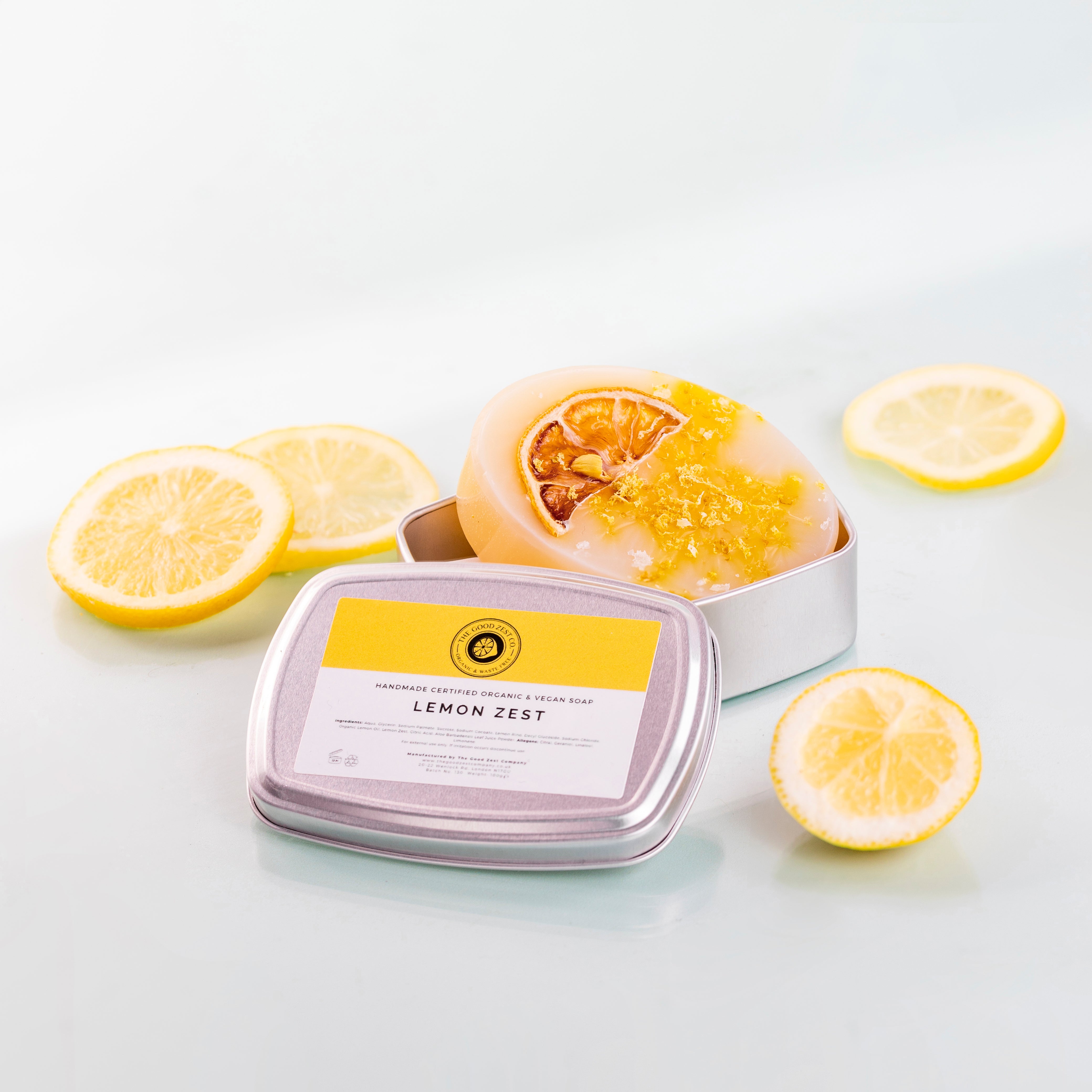 Organic Handmade Lemon Zest Soap โ The Good Zest Company