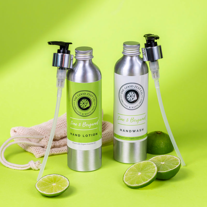Organic Lime & Bergamot Hand Care Duo Gift Set