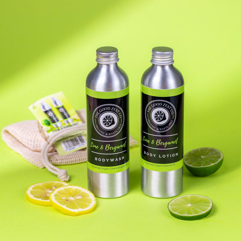 Organic Lime & Bergamot Body Gift Set