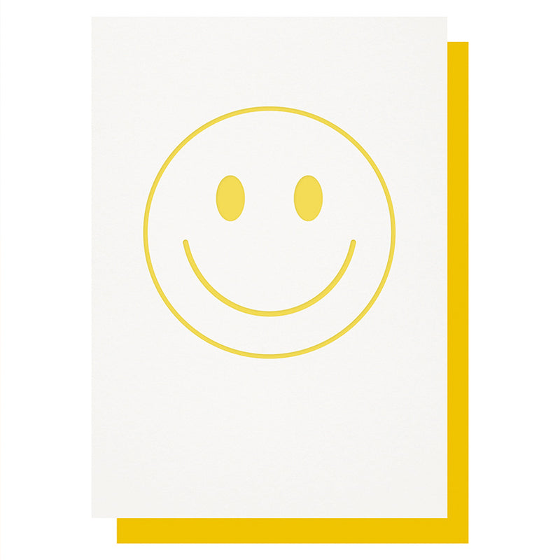 Smiley Face Greeting Card & Envelope