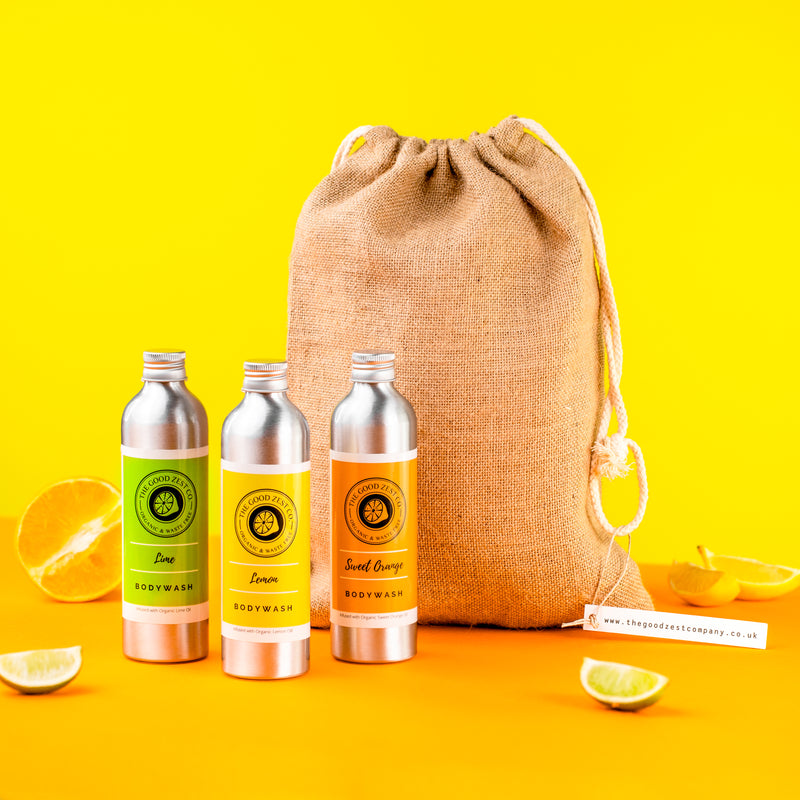 Organic Zesty Body Wash Gift Set