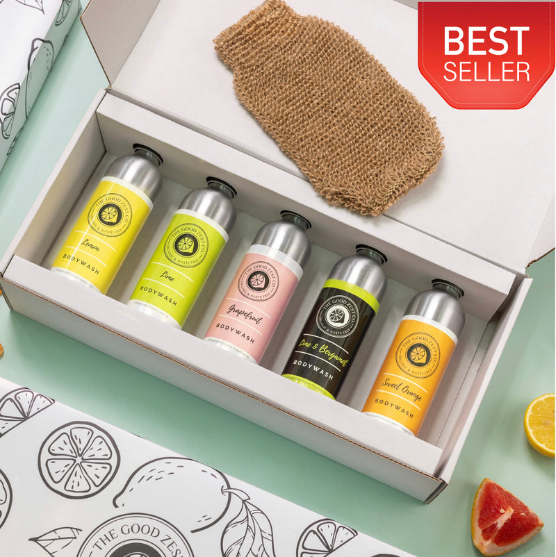 Organic Zingy Body Wash Gift Box