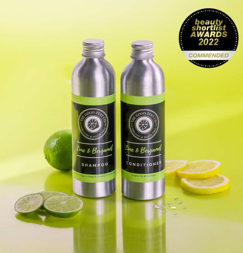 Organic Everyday Lime & Bergamot Shampoo & Conditioner Duo