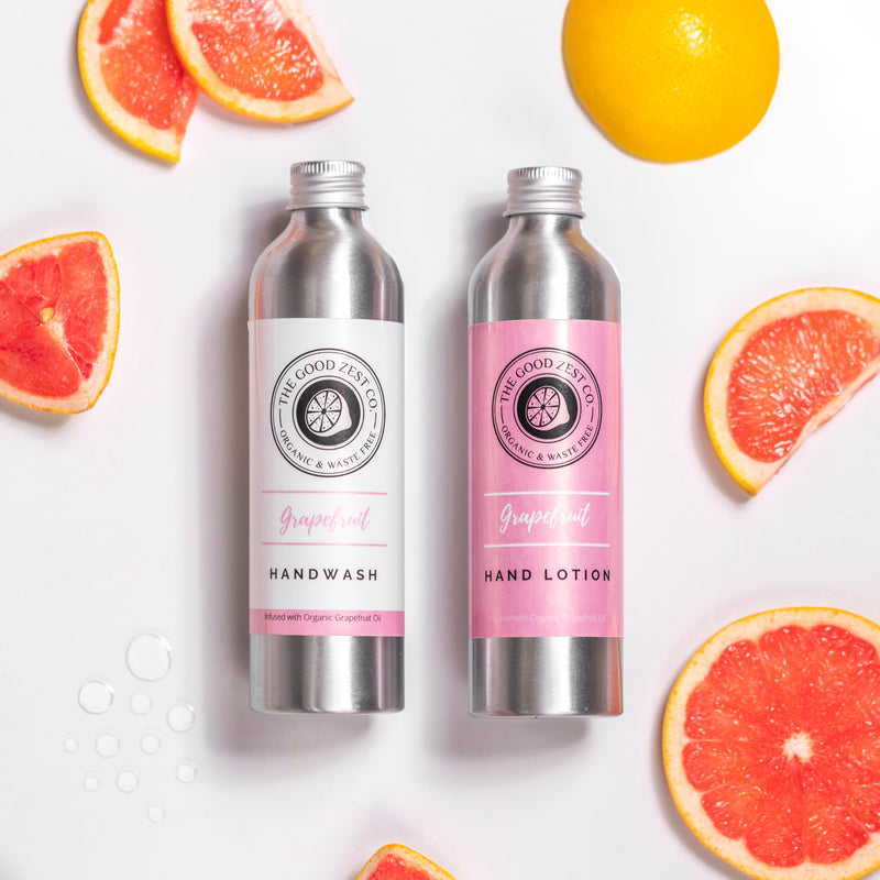 Organic Grapefruit Hand Wash & Lotion Set