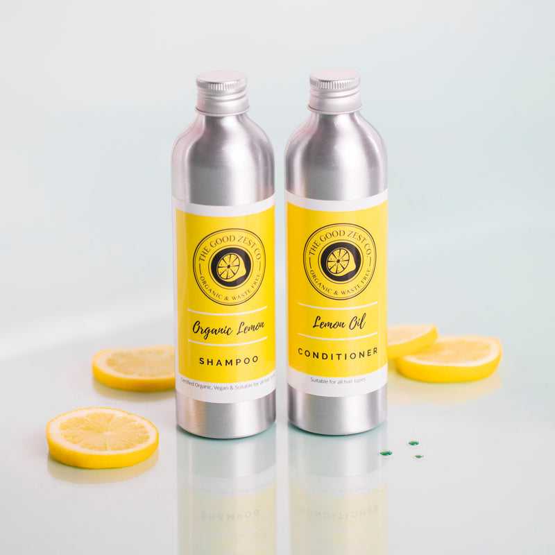 Organic Clarifying Lemon Shampoo & Conditioner Duo