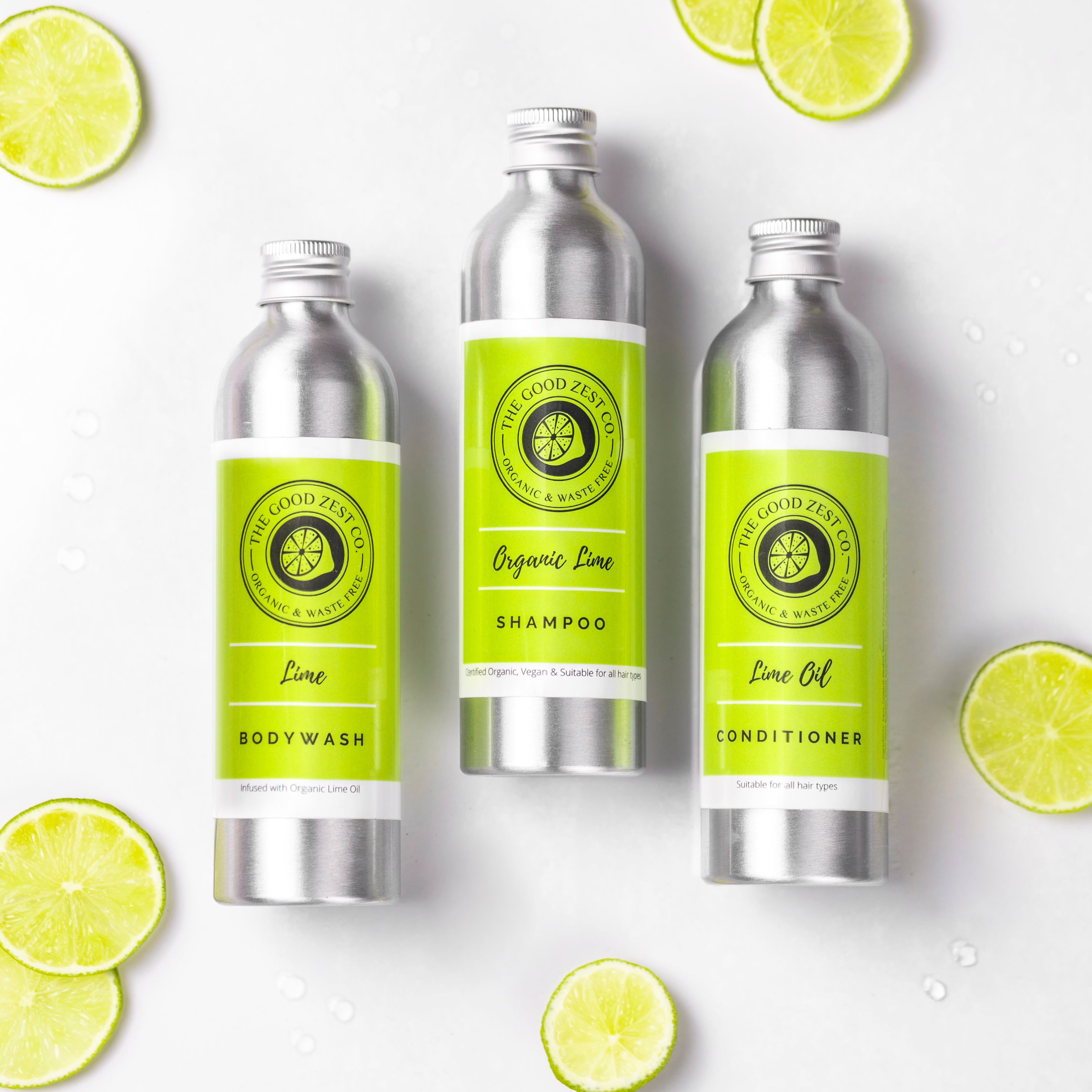 Organic Lime Trio Set The Good Zest Company