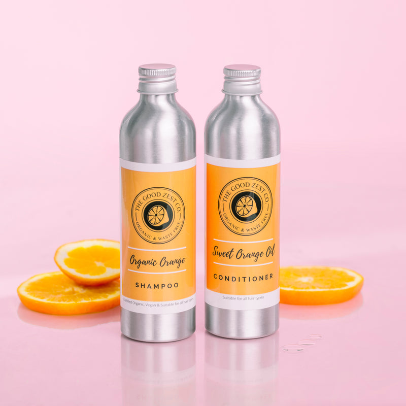 Organic Moisturising Orange Shampoo & Conditioner Duo