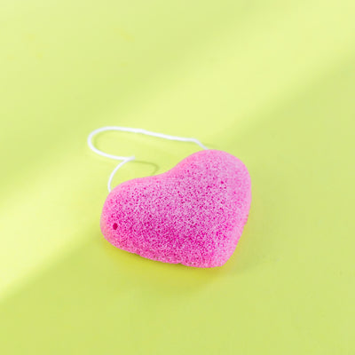 Pink natural konjac sponge 