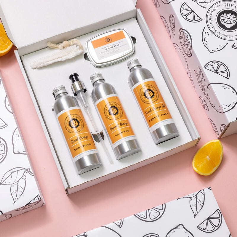 Organic Moisturising Sweet Orange Gift Box